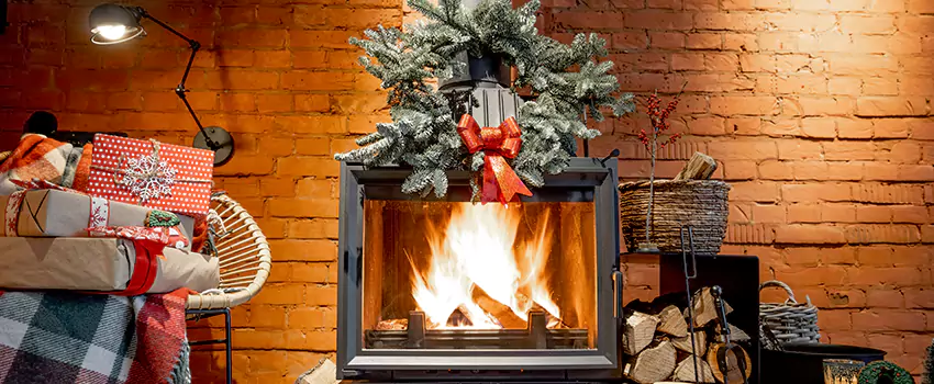 Travis Industries Linear Gas Fireplace Installation in Victorville, California
