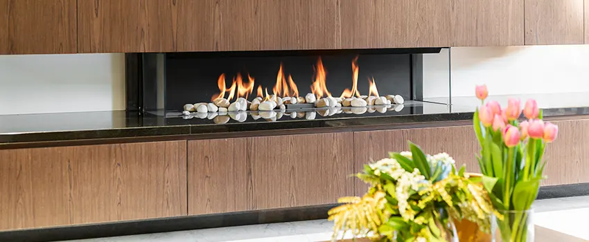 Double-height Fireplace Design Refurbishment in Victorville, California